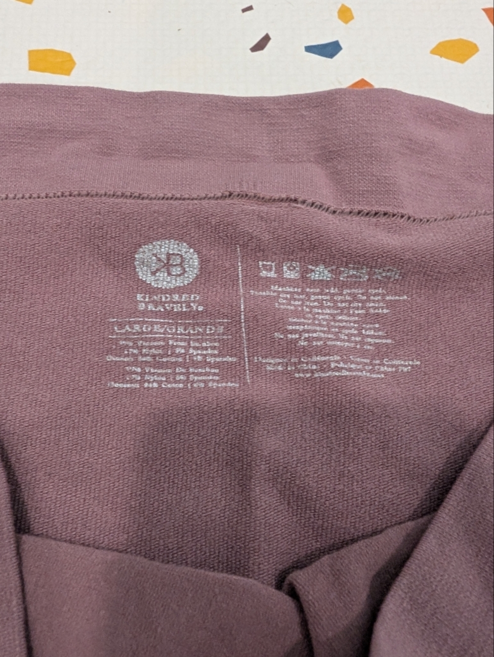 Kindred Bravely Large Bamboo Maternity Shorts - Picture 3 of 3